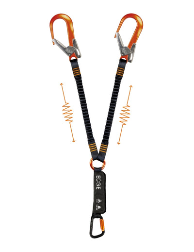 Neofeu Schockabsorber mit integriertem elastischen Lanyard (Doppelt) – zweites Bild