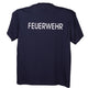 Watex T-Shirt, marineblau, mit schrift FEUERWEHR