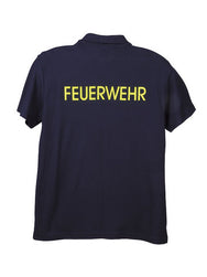 Watex T-Shirt, marineblau, mit schrift FEUERWEHR - imagen 2