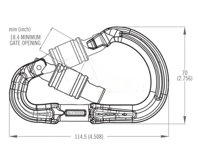 DMM HMS Karabiner Belay Master II – zweites Bild