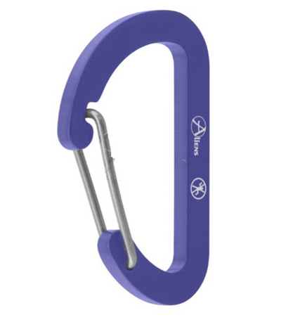 Aliens Zubehörkarabiner Flat D Micro 4 – Lila