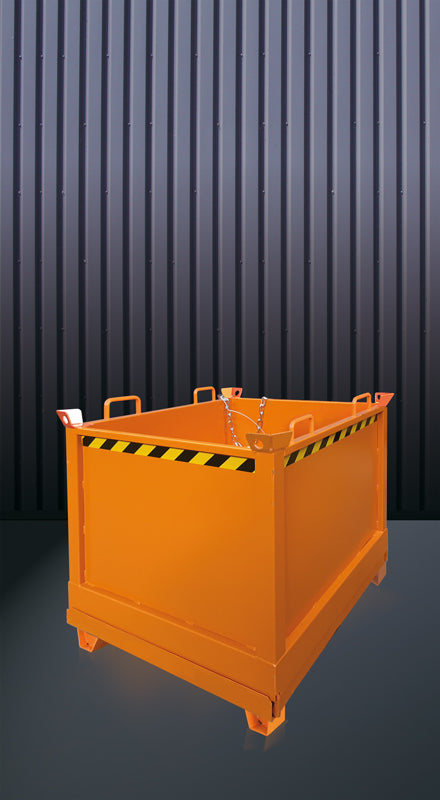 Eichinger Klappbodenbehälter Typ 2039 für Stapler in Orange. - imagen 6