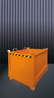 Eichinger Klappbodenbehälter Typ 2039 für Stapler in Orange. - imagen 6