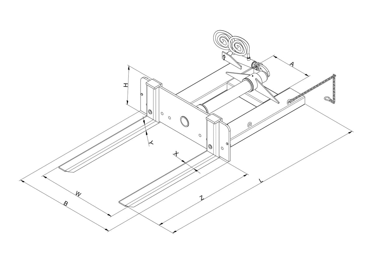 Eichinger Behälterkipper hydraulisch für Behälter mit Staplerschuhen 2091 – – Jetzt erhältlich im MTN Shop DE. - imagen 6