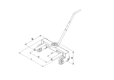Eichinger Rad-Montagehilfe für LKW-Reifen etc. 2122 – zweites Bild
