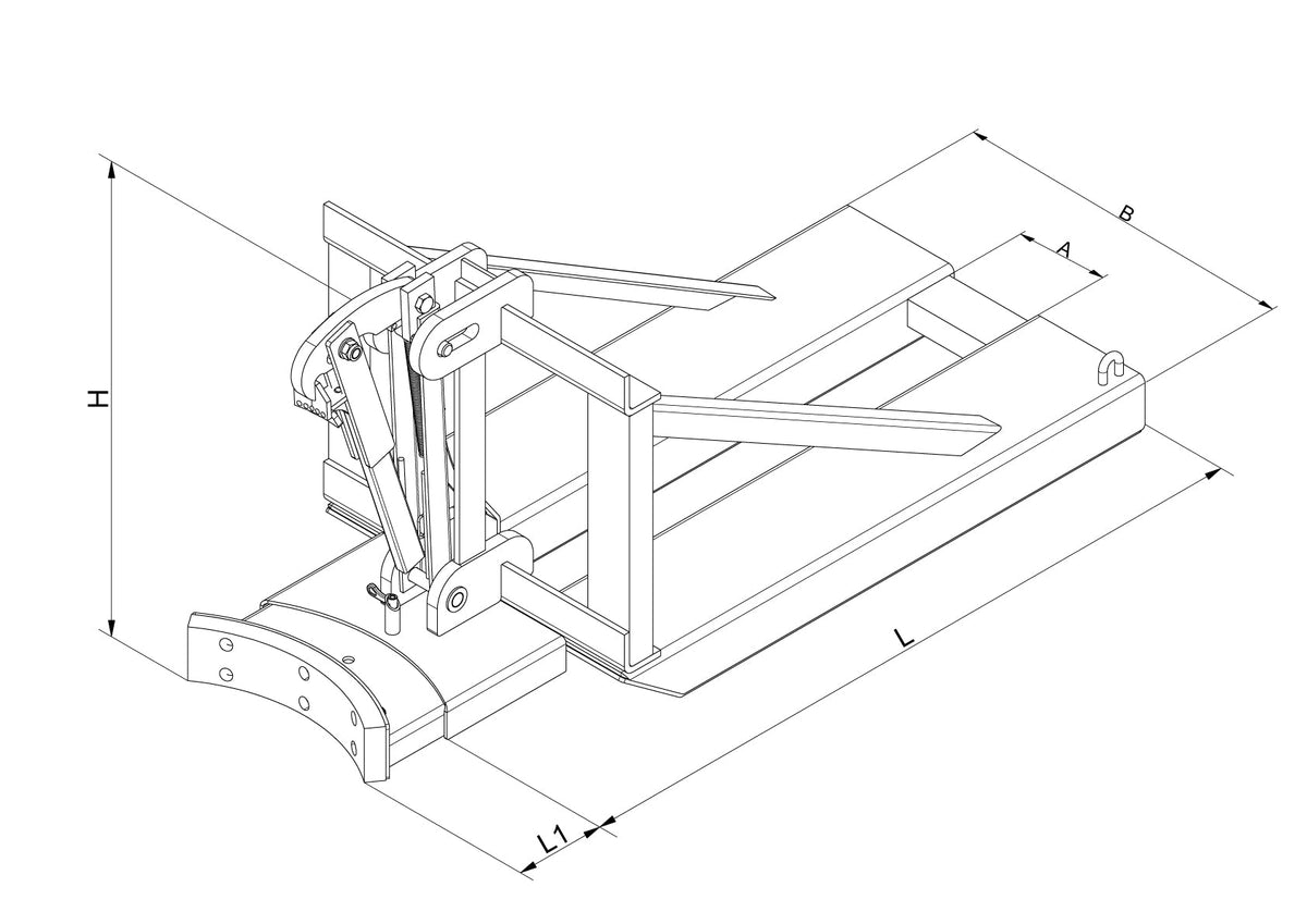 Eichinger Fasslifter für Stahl- und Kunststoff-Fässer 2211 - 1 x Fass – – Jetzt erhältlich im MTN Shop DE. - imagen 2