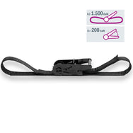 Safetex Zurrgurt 25 mm 1-teilig - 10 Stück – Safetex Zurrgurt 25 mm 1-teilig - 10er Pack. Zurrgurt 25 mm 1-teilig Länge 2.00 m Blackline mit Druckratsche 25-S EN 12195-2 PES LC 1500 daN in der Umreifung – Jetzt erhältlich im MTN Shop DE.