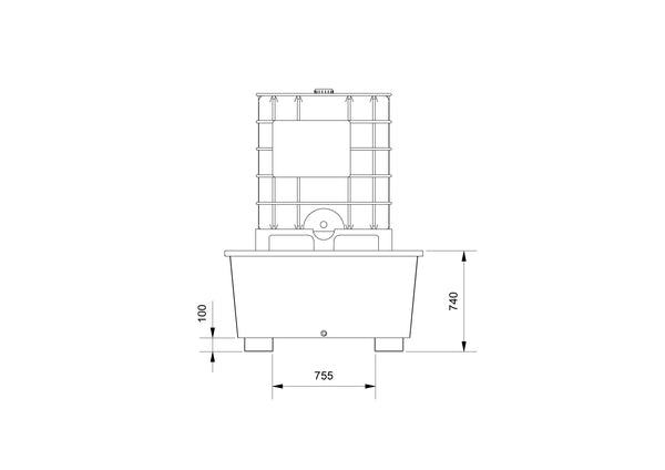 Eichinger IBC Auffangwanne aus Stahl 3010 – – Jetzt erhältlich im MTN Shop DE.