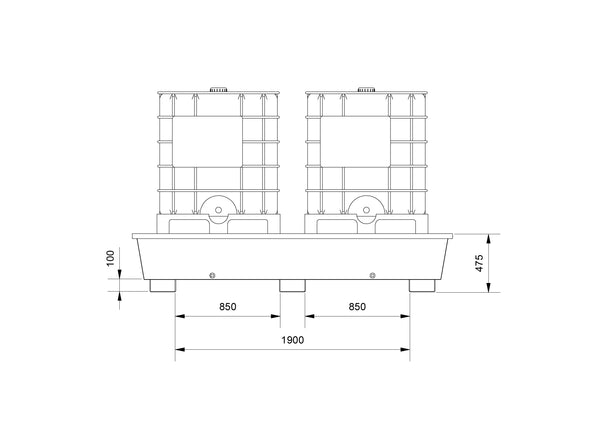 Eichinger IBC Auffangwanne aus Stahl 3010 – – Jetzt erhältlich im MTN Shop DE.