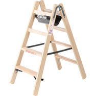 Munk Stufen-Stehleiter Holz beidseitig begehbar – – Jetzt erhältlich im MTN Shop DE.