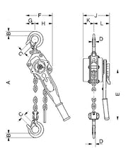 Ручний підйомник Yale UNOplus серії A (750 - 6000 кг) - imagen 9