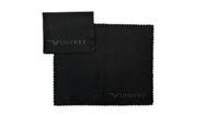Univet Mikrofasertuch, schwarz, zur Reinigung von Schutzbrillen.