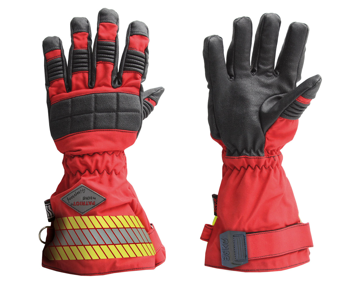 ASKÖ PATRIOT® Fireproof Lange Stulpe Rot Größe 14 - imagen 2