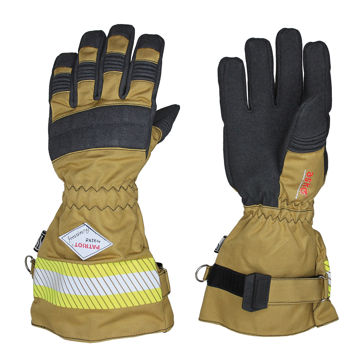 ASKÖ PATRIOT® Fireproof Lange Stulpe Beige Größe 13 - imagen 3