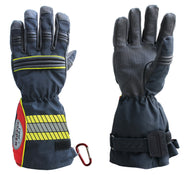 ASKÖ FIRE KEEPER® Lange Stulpe Rot Größe 14