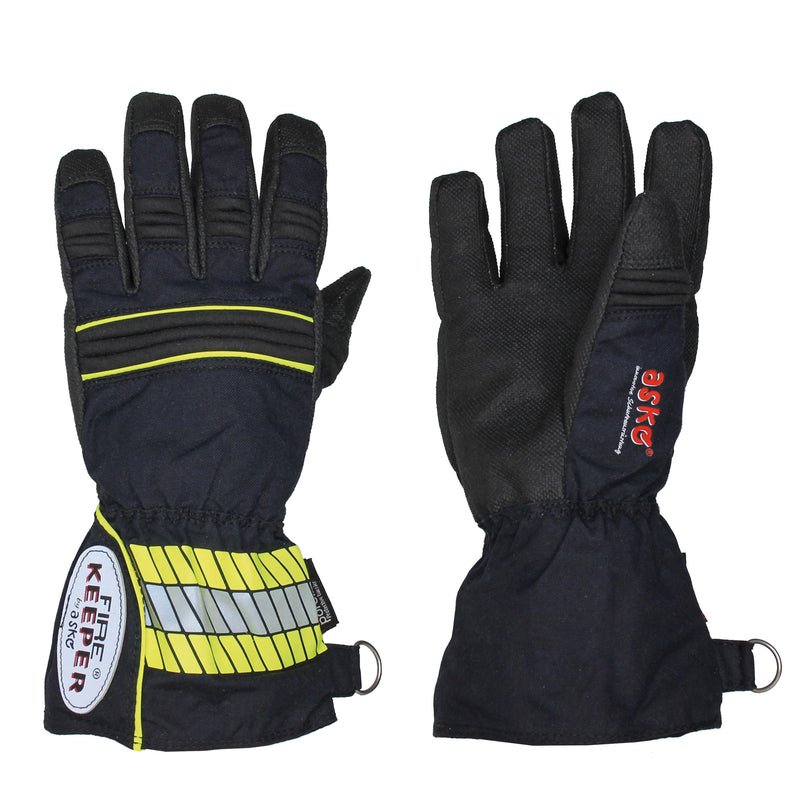 ASKÖ FIRE KEEPER® kurze Stulpe Blau Größe 13