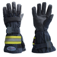 Askö FIRE ACTION TOP Feuerwehrhandschuh mit langer Stulpe in Schwarz