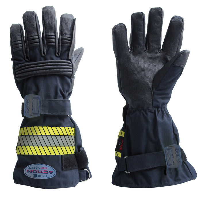 Askö FIRE ACTION TOP Feuerwehrhandschuh Lange Stulpe