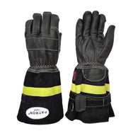 Askö PATRON® Feuerwehrhandschuh mit langer Stulpe in Schwarz