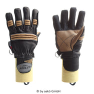 Askö PATRON®PBI Feuerwehrhandschuh mit Strickbund in Schwarz