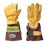 Askö FIRE ACTION ELCH Feuerwehrhandschuh mit langer Stulpe in Gelb