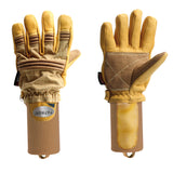 Askö PATRON®PBI ELK Feuerwehrhandschuh mit Strickbund in Braun