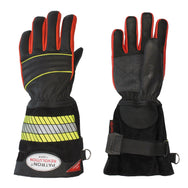 Askö PATRON®REVOLUTION Feuerwehrhandschuh mit langer Stulpe in Schwarz-Rot