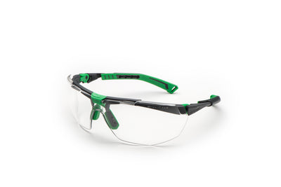 Univet 5X1 Clear Plus Schutzbrille, klares Glas, EN166 und EN170 zertifiziert.
