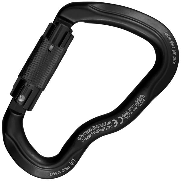 KONG - алюмінієвий карабін FERRATA trilock - black- Kong - карабін - MTN Shop DACH - imagen 3