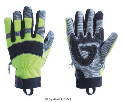 Askö GRIP ULTRA Einsatzhandschuh in Gelb-Schwarz