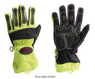 Askö DEER SKIN Einsatzhandschuh in Neon-Gelb - imagen 2