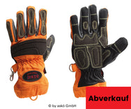 Askö DEER SKIN Einsatzhandschuh in Leucht-Orange - imagen 4