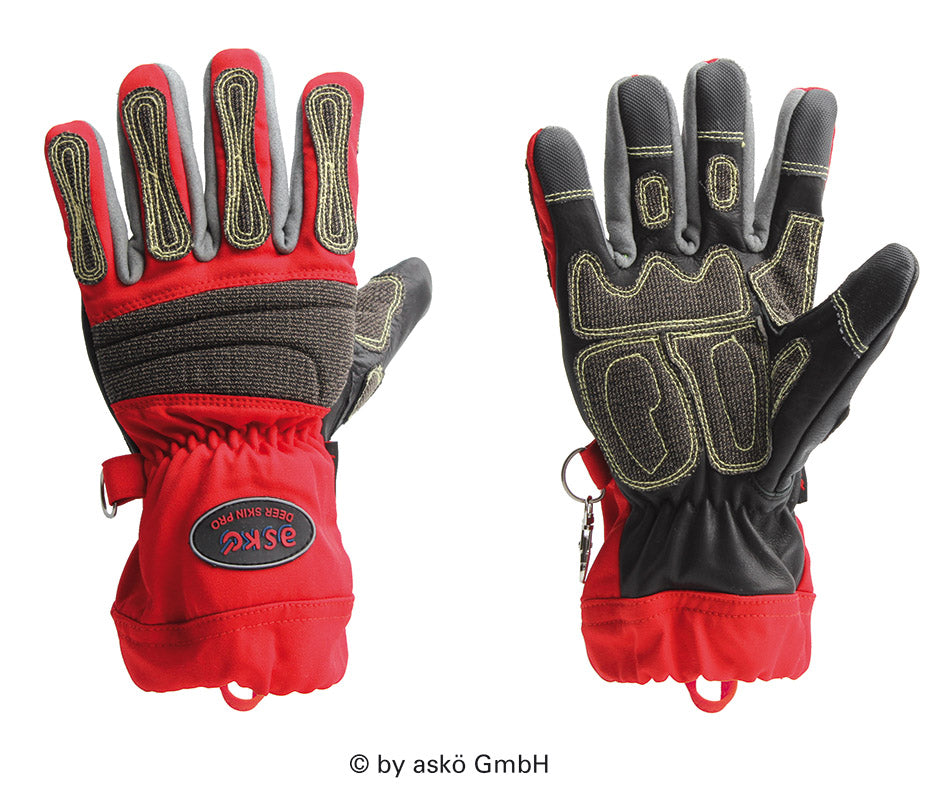 Askö DEER SKIN PRO Einsatzhandschuh in Rot - imagen 3