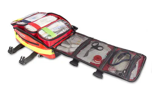 Elite Bags BAGSTER Notfallrucksack/-tasche | Plane Rueckseite und Befestigungssystem - imagen 4