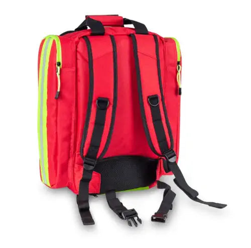 Elite Bags SUPPORTER PLUS Notfallrucksack Seitenansicht der medizinischen Ausruestungstasche