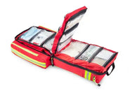 Elite Bags SUPPORTER PLUS Notfallrucksack Rueckseite und Befestigungssystem