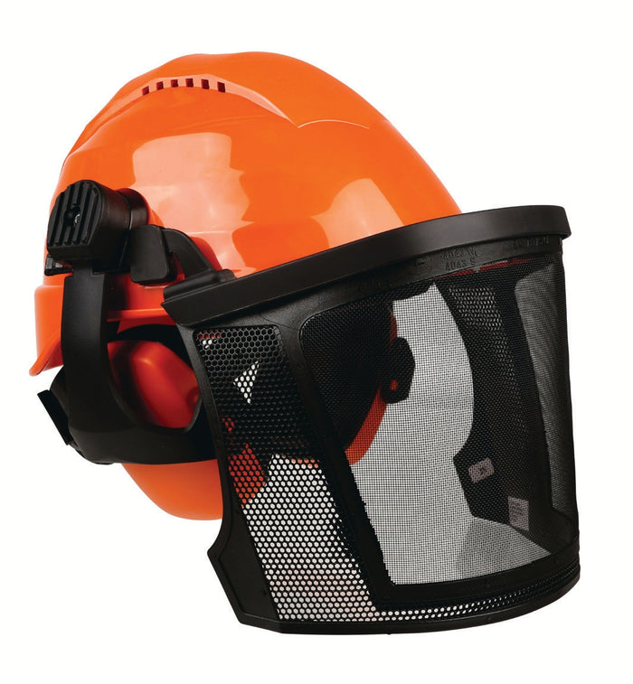 Askö REDWOOD Forstschutzhelm mit Gehörschutz