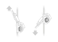 Petzl ASAP bewegt sich frei am Seil, ohne manuelle Bedienung. - imagen 4
