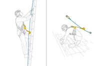 Petzl ASAP kombiniert mit ASAP'SORBER 20 oder 40, je nach gewünschter Falldistanz oder Arbeitsraum. - imagen 6