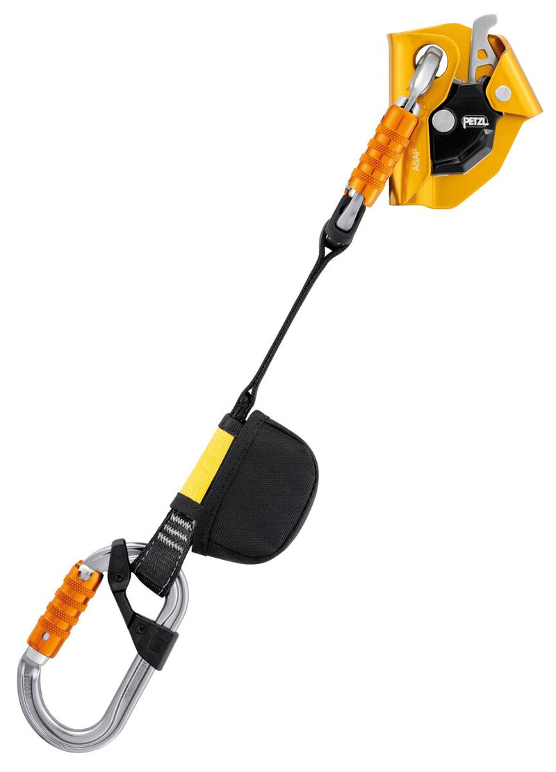 Petzl ASAP KIT mit ASAP'SORBER 20, ASAP Auffanggerät und OK TRIACT-LOCK Karabiner.