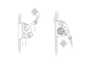 Petzl ASAP LOCK bewegt sich frei am Seil, ohne manuelle Bedienung. - imagen 5
