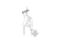 Petzl ASAP LOCK blockiert automatisch bei Sturz oder unkontrolliertem Abseilvorgang über 2 m/s. - imagen 6