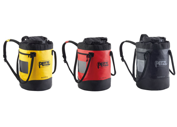 BUCKET 30 – Robuster Seilsack für bis zu 110 Meter Seil mit gepolsterten Schulterriemen und Rollverschluss – MTN Shop DACH