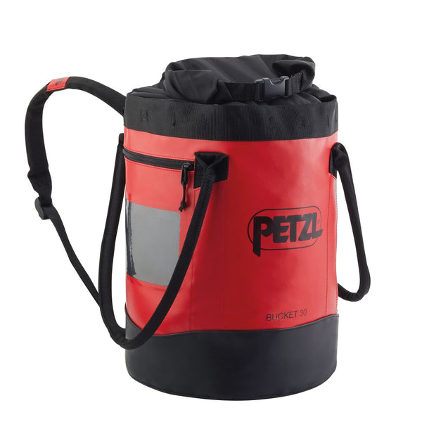 BUCKET 30 – Robuster Seilsack für bis zu 110 Meter Seil mit gepolsterten Schulterriemen und Rollverschluss – MTN Shop DACH
