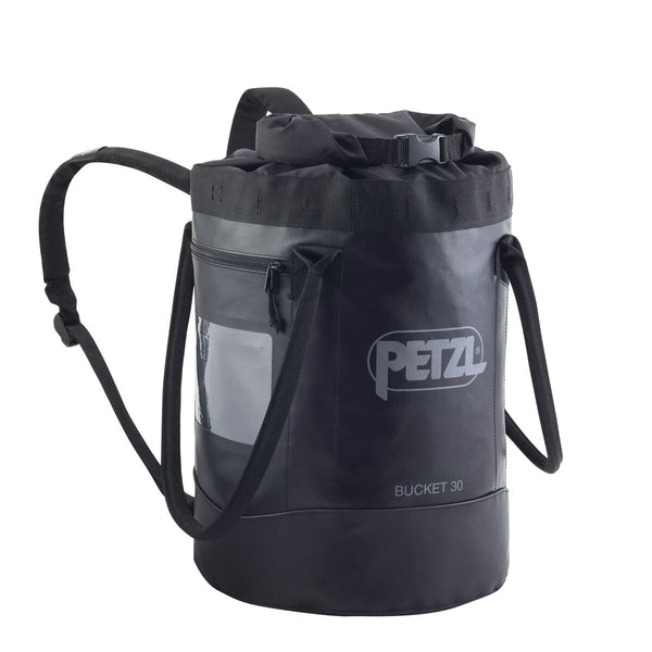 BUCKET 30 – Robuster Seilsack für bis zu 110 Meter Seil mit gepolsterten Schulterriemen und Rollverschluss – MTN Shop DACH