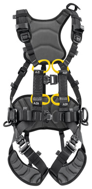 Petzl VOLT WIND Auffang- und Haltegurt, europäische Ausführung, Schwarz/Gelb.