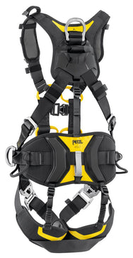 Petzl VOLT WIND OFFSHORE Gurt, Rückansicht mit Schutzplatten am Hüftgurt. - imagen 2