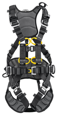Petzl VOLT WIND OFFSHORE Auffang- und Haltegurt, Schwarz/Gelb.