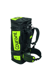 Courant CROSS PRO, Black/Yellow, Frontansicht mit Schultergurten. - imagen 2