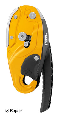 Petzl RIG reparierbares selbstbremsendes Abseilgerät, schwarze Version D021BA01, Vorderansicht - imagen 11